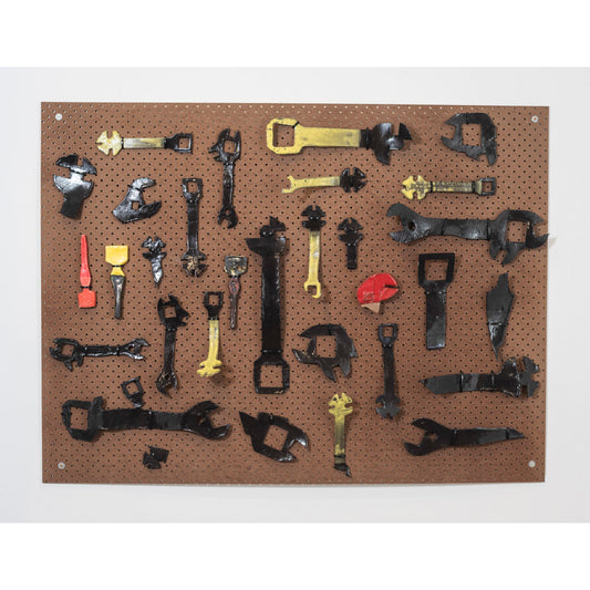 Pegboard and tools