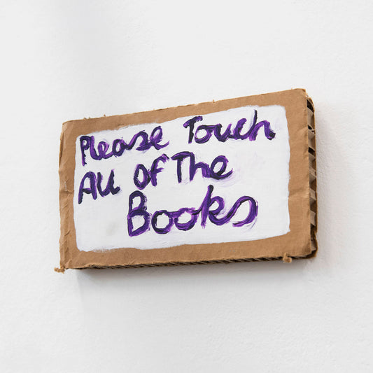 Please touch all of the books